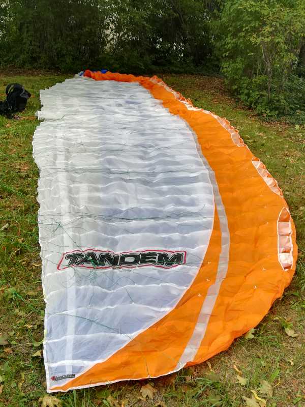 Parapente AIRWAVE BIPLACE TANDEM : BIPLACE AIRWAVE TANDEM 42 COMPLET. BIPLACE AIRWAVE TANDEM 42 COMPLET