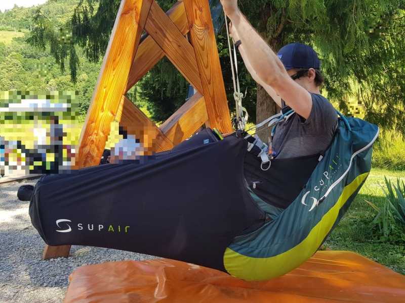 Sellette Evo Lite : Supair Evo Lite + cocon / taille L. Supair Evo Lite + cocon / taille L