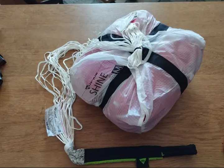 Parachute SUPAIR SHINE : Parachute de secours SUPAIR SHINE en taille M. Parachute de secours SUPAIR SHINE en taille M