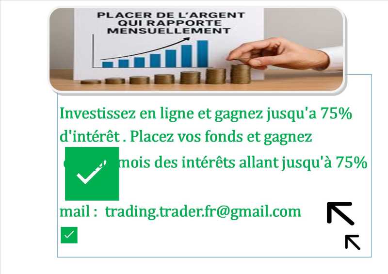 Avis aux amoureux du trading -✅ je forme et je désire un contrat qui vous  fera gagner plus de 4 000 000 USD chaque année✅   ( qui suit bien ma formation sera capable de faire jusqu'à 4000usd au moins chaque jours  ✅