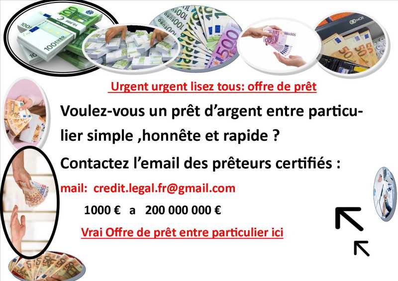 Témoignage de prêt entre particuliers.✅