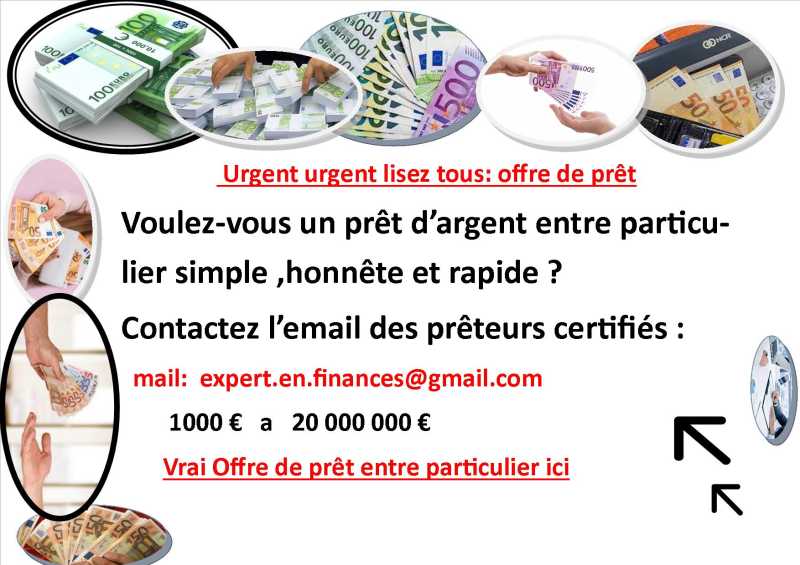 FSE Offre de prêt entre particulier non remboursable en suisse France belgique  et en DOM , TOM -expert.en.finances@gmail.com ✅